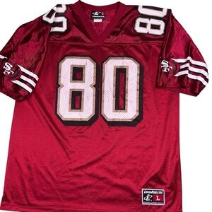 Vintage San Francisco 49ers Jerry Rice NFL jersey #80 Logo Athletic size Large